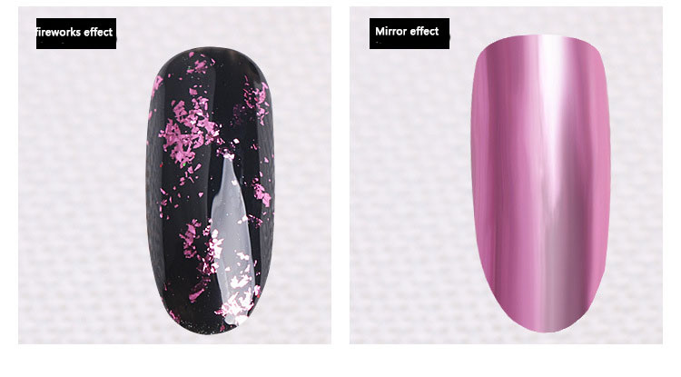 Nail Mirror Flakes Magic Foil Chrome Metallic Powder Shiny Sequins Decoration