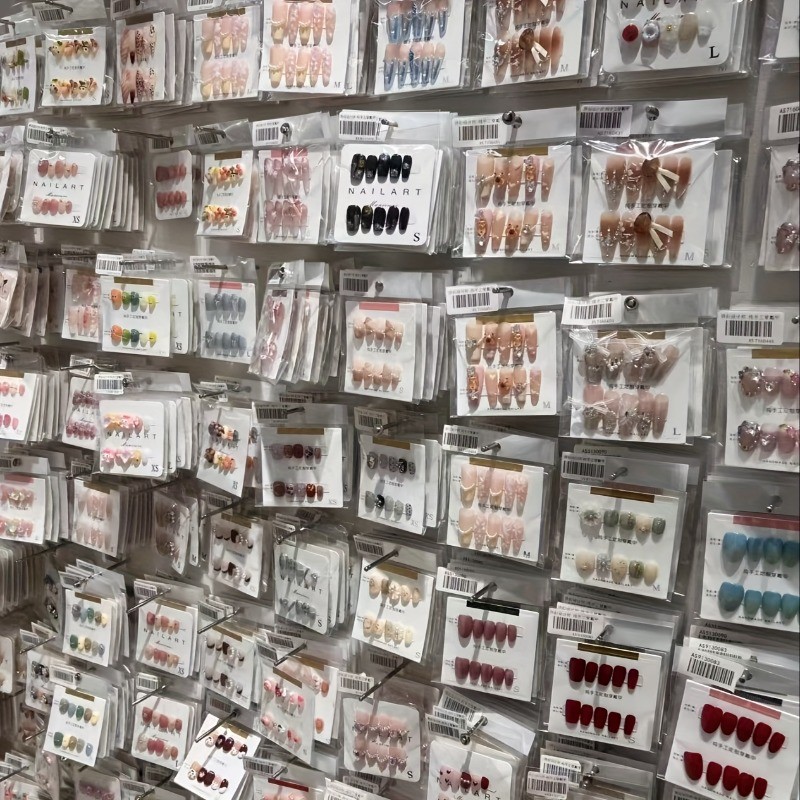 Handmade Press-On Nails Set 100pcs Wholesale Discount Mix 10 Paris Manual