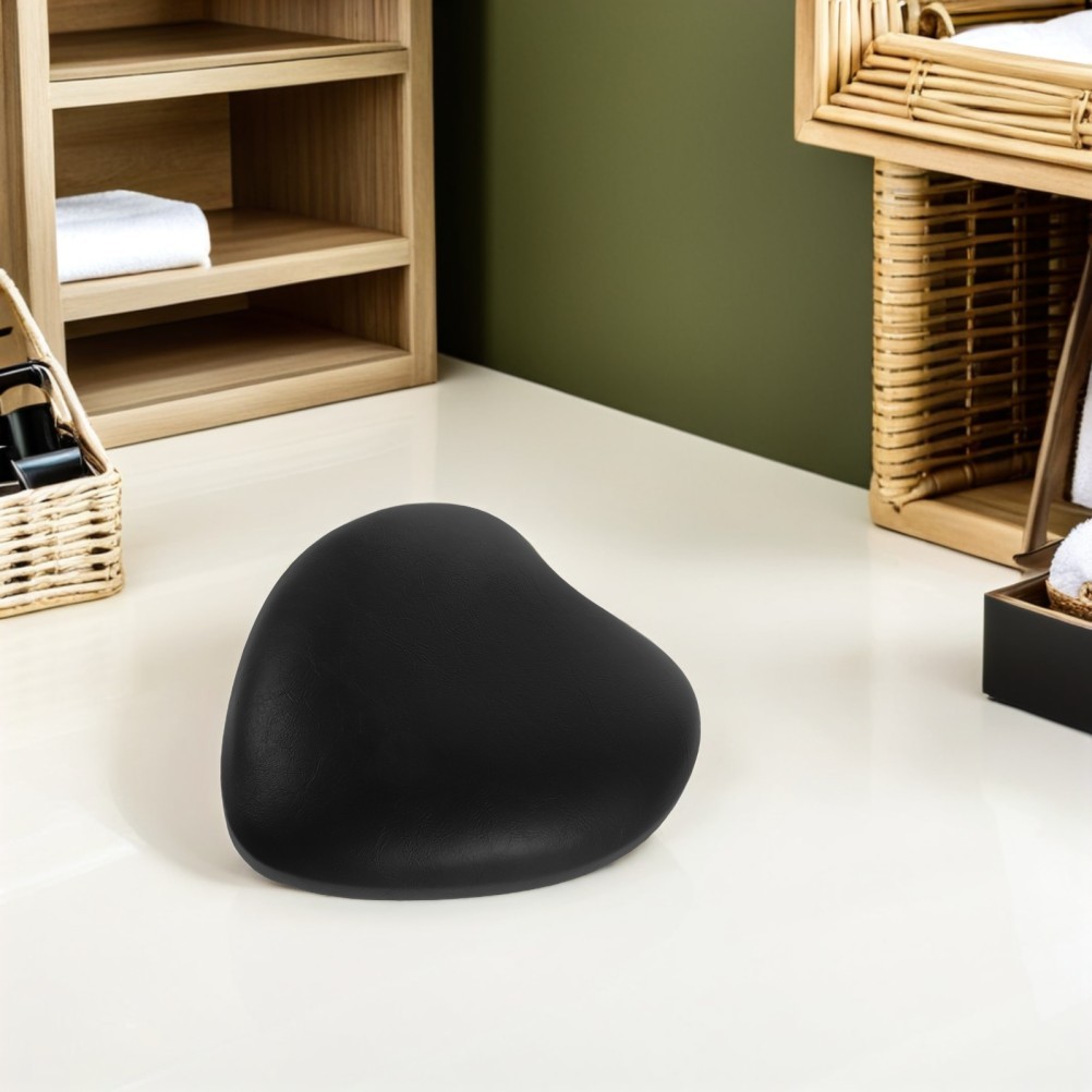 Nail Art Hand Rest Cushion Black Stable Structure for Precision Manicure