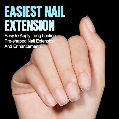 Square Nail Tips – Extra Short Nails, 360Pcs Acrylic Pre extra short square