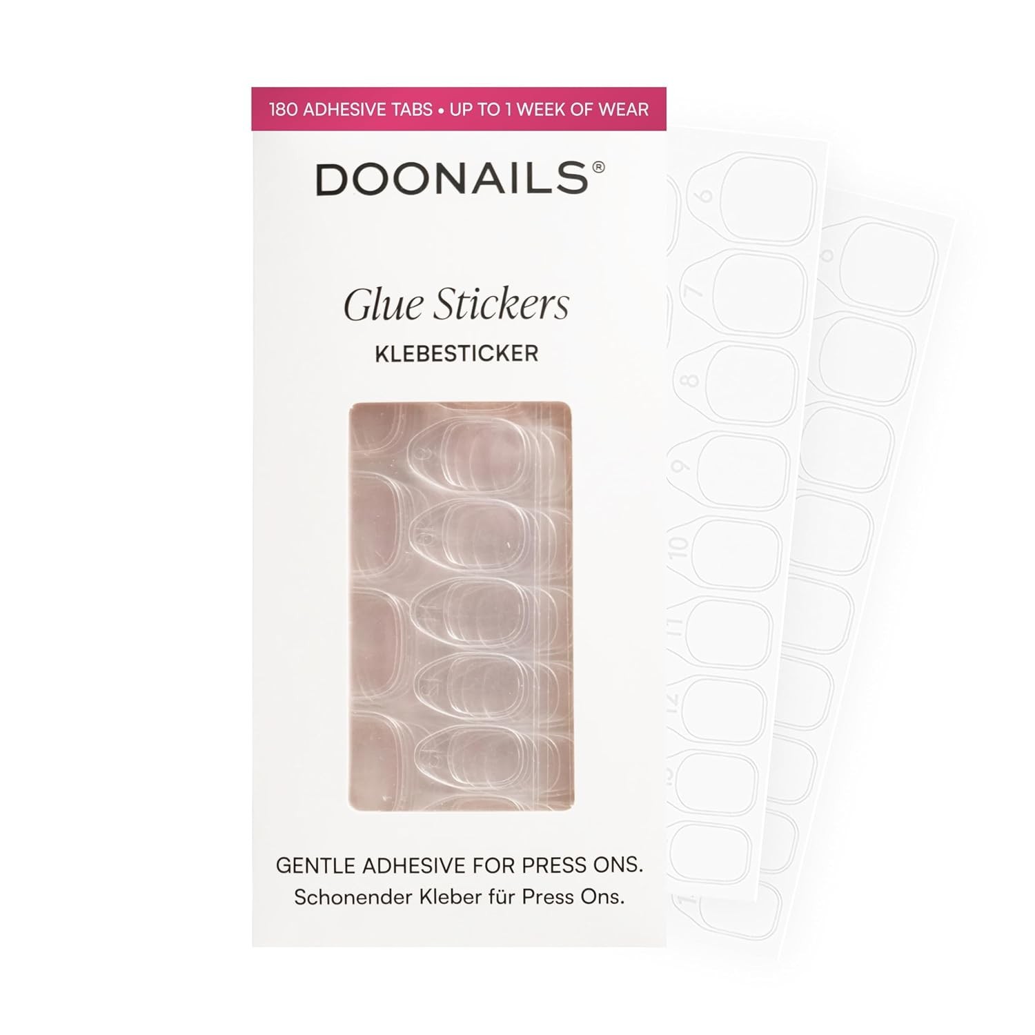 Extra Strong Nail Tabs for Press On Nails – Waterproof, Ultra-Thin Adhesive N…