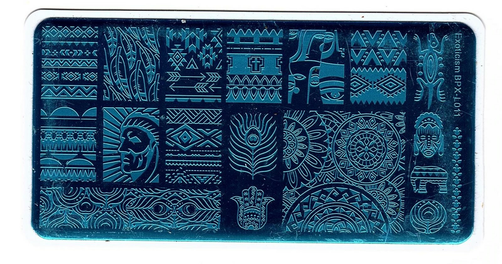 Nail Art Stamping Image Plate Exoticism Theme DIY Template Manicure BPX-L011
