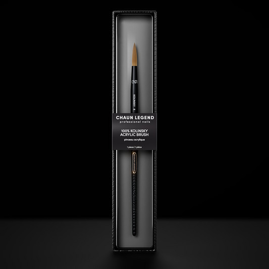Chaun Legend Professional 100% Kolinsky Acrylic Brush [Handle #8]