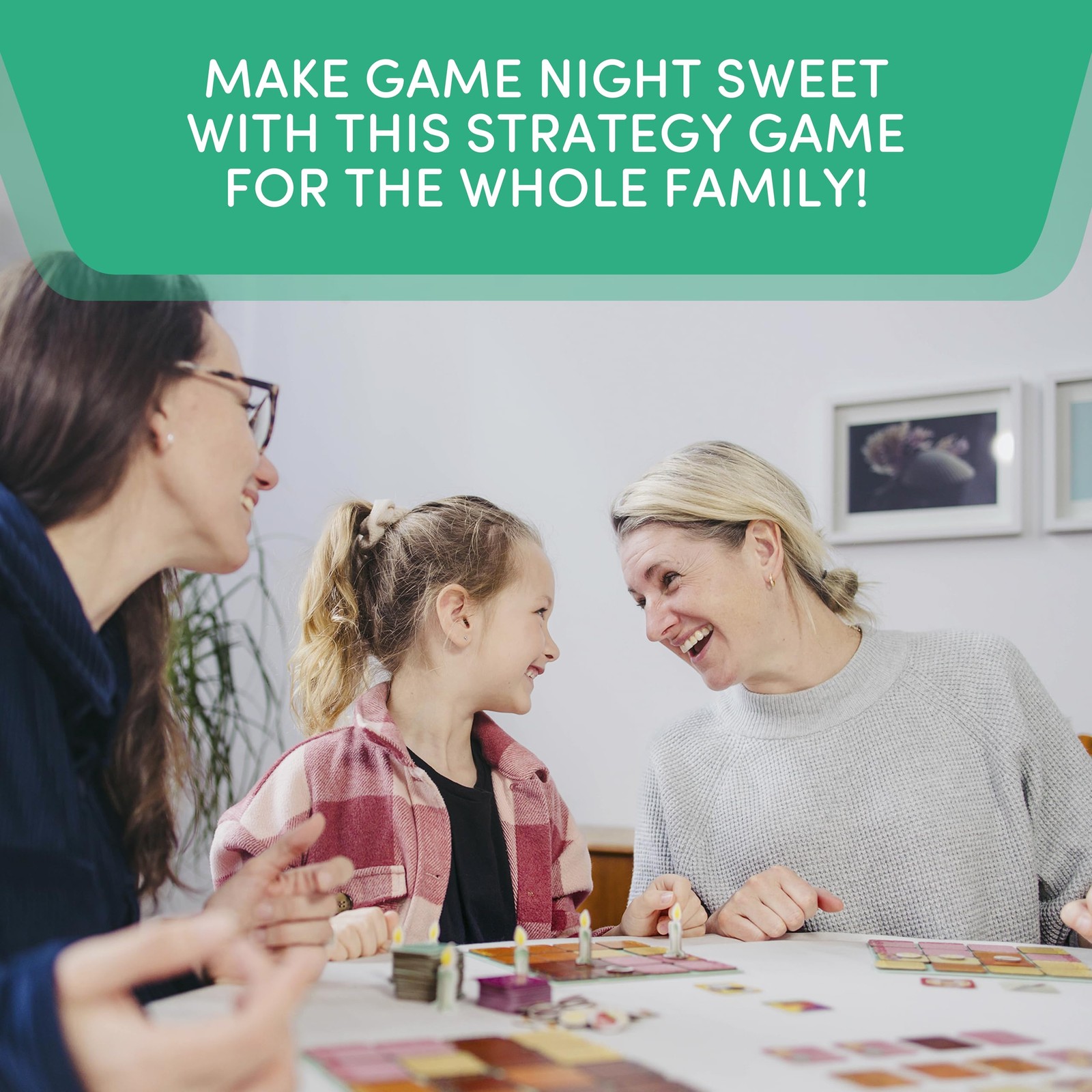 Foxmind Icing On The Cake Quick Food Board Game, Kids Strategy Multicolor