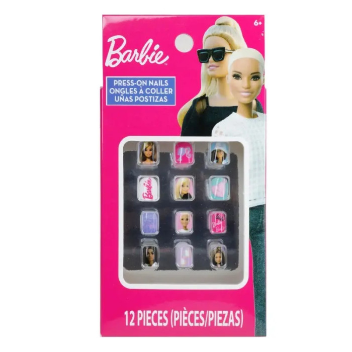 Townley Barbie Girls Press-On Nails