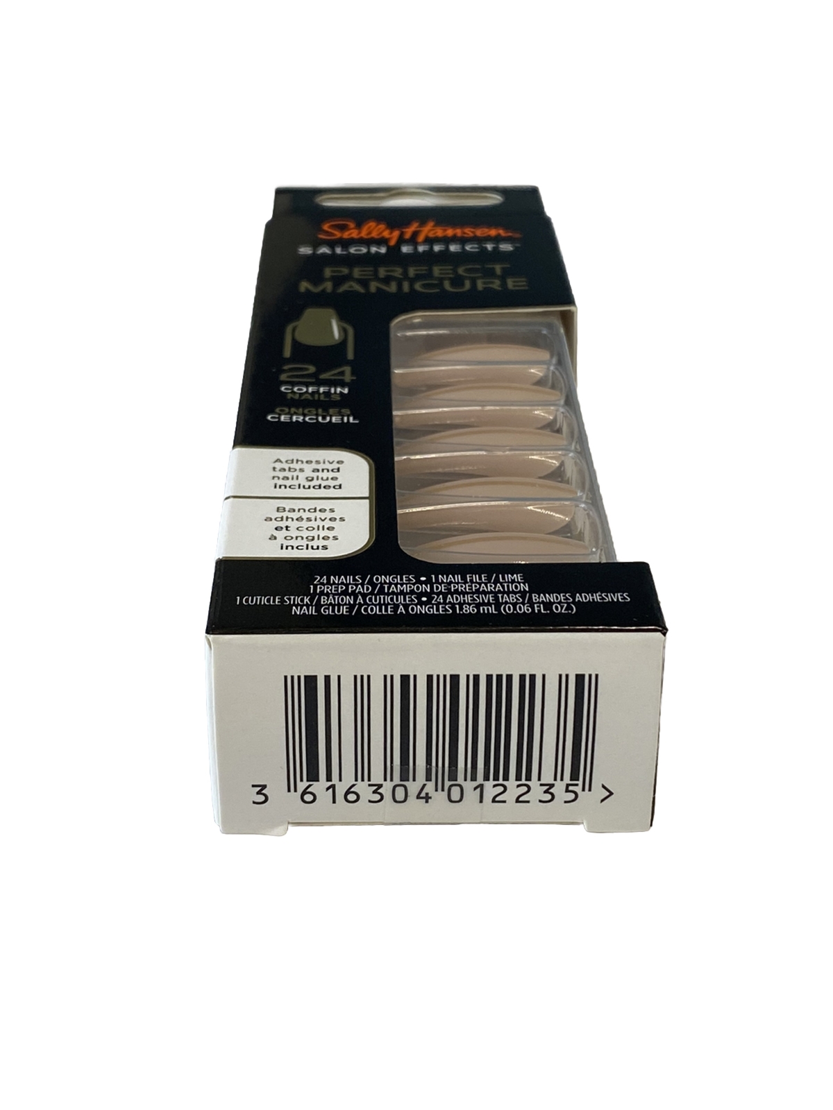 Sally Hansen Perfect Manicure Salon Effect, Meet Me in the Metal-24 Coffin Nails