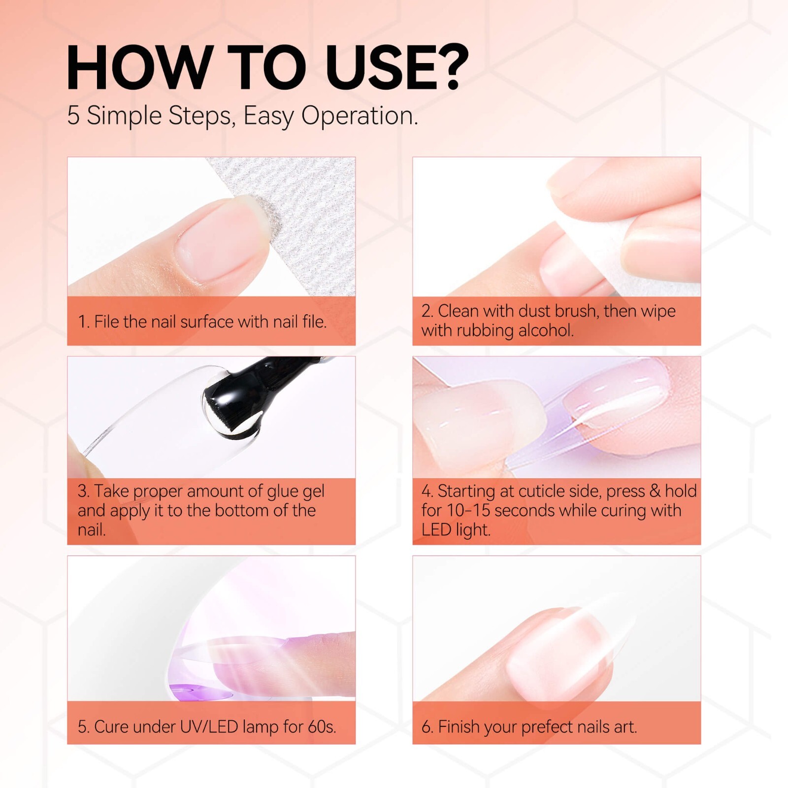 Vanfa Soft Gel Tip for Nail Extensions *Pick Your Styles*