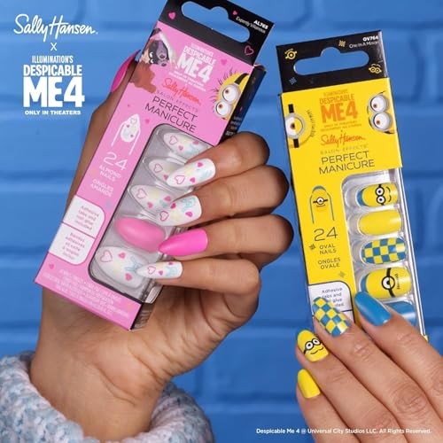 Sally Hansen Perfect Manicure Press-On Nails Despicable Me – One in a Minion