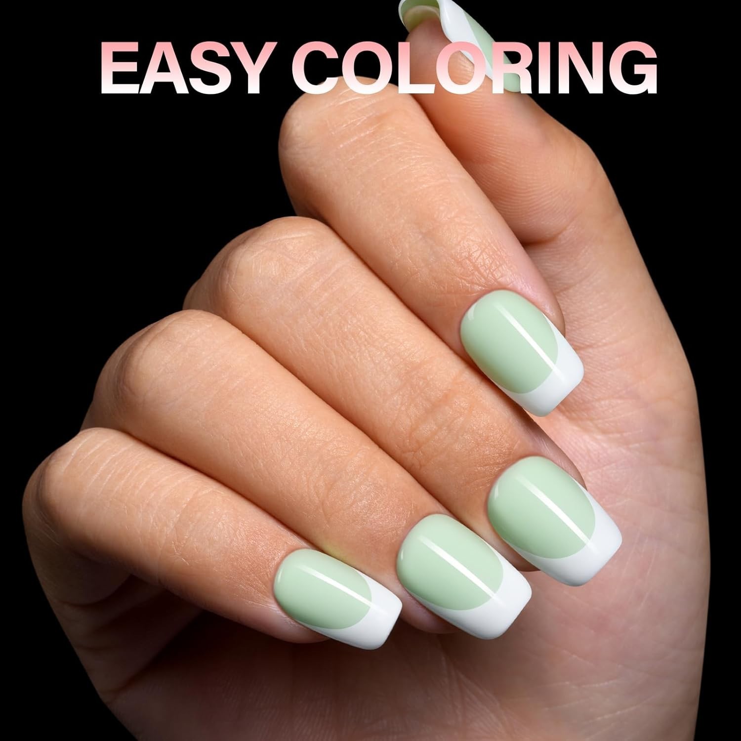 240 Pcs Short Square Half Matte Acrylic Nail Tips – DIY Nail Extensions