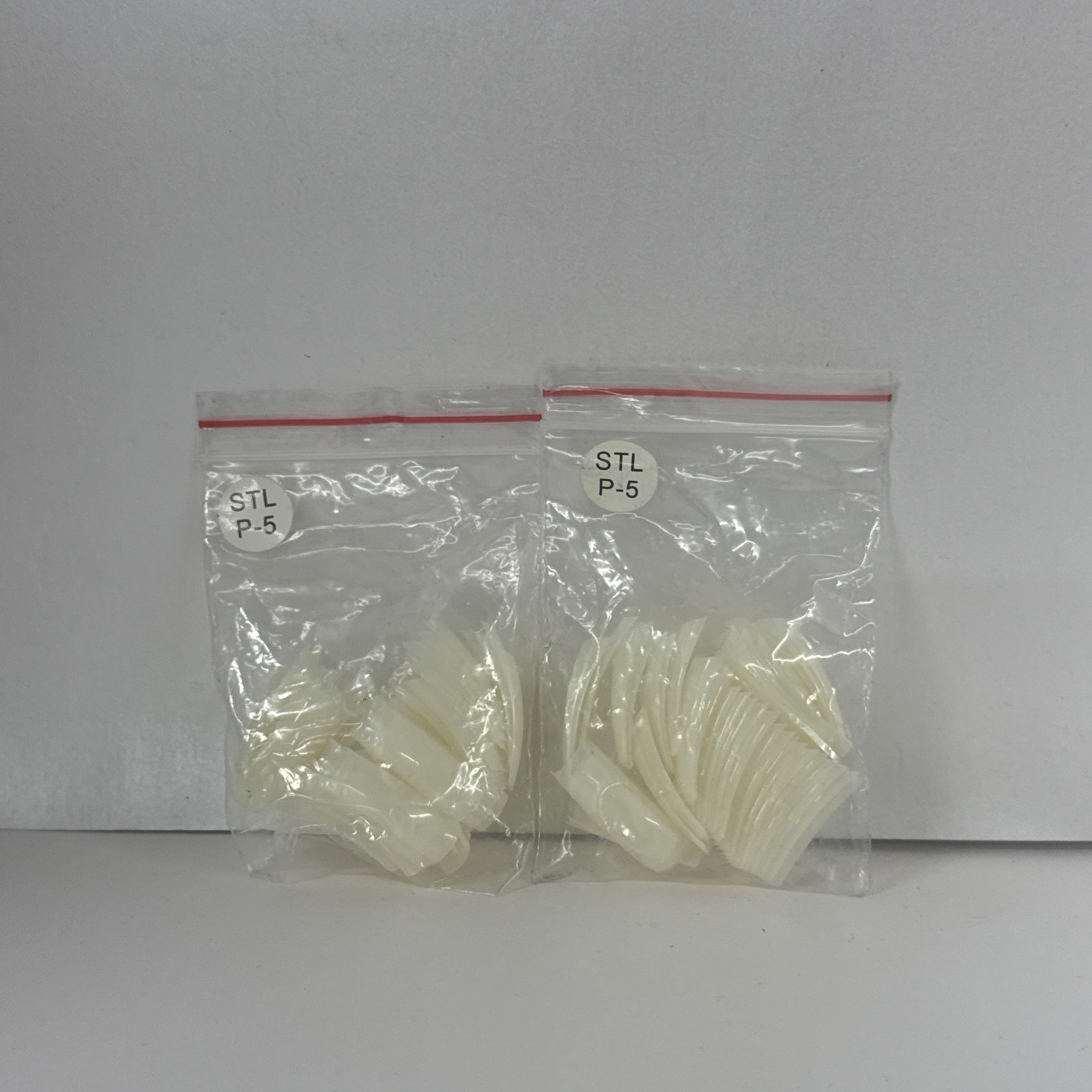 2 Pack- 50pc Clear Nail Tips-STL P-5