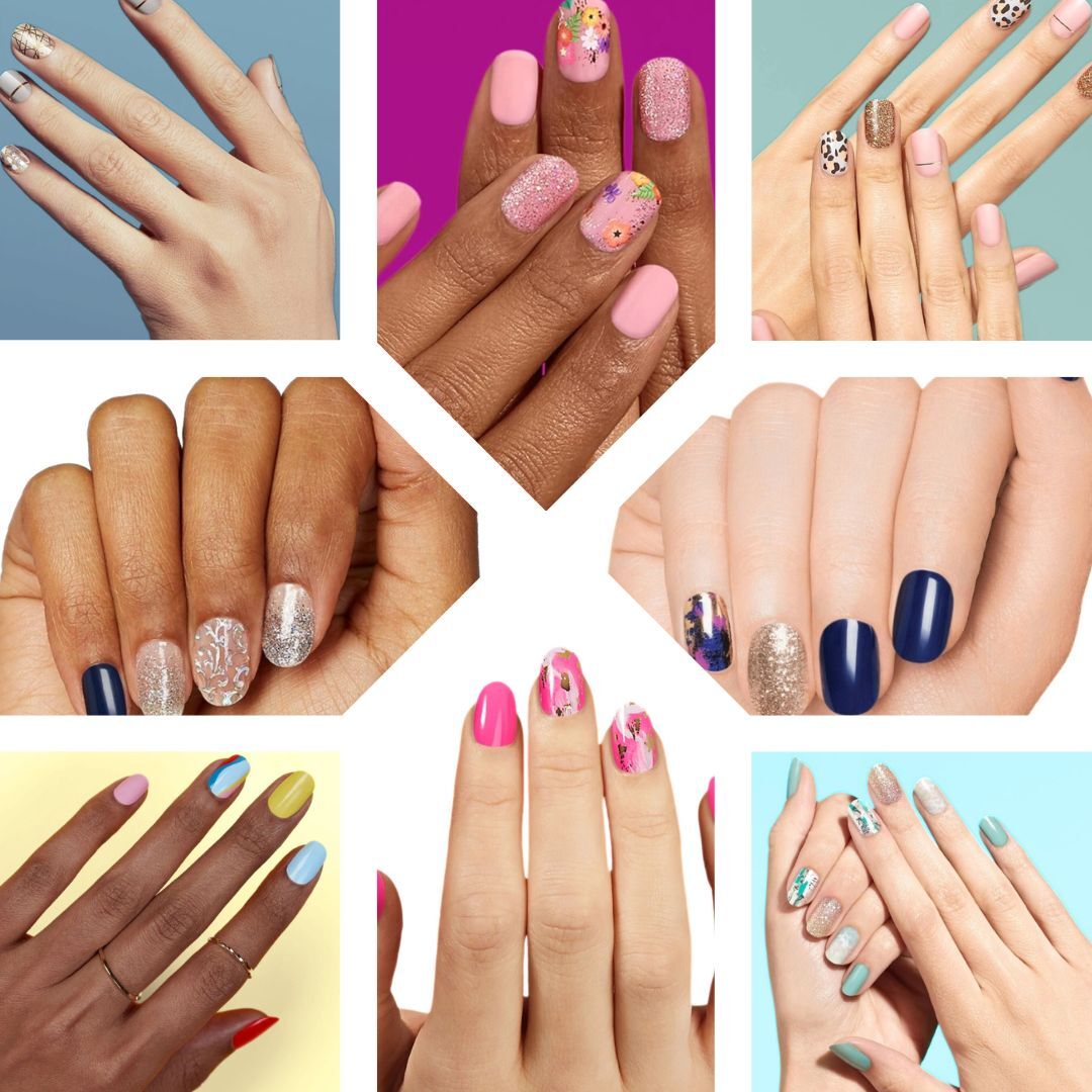 Dashing Diva Gloss Ultra Shine Gel Palette Nail Strips Manicure You Choose Style