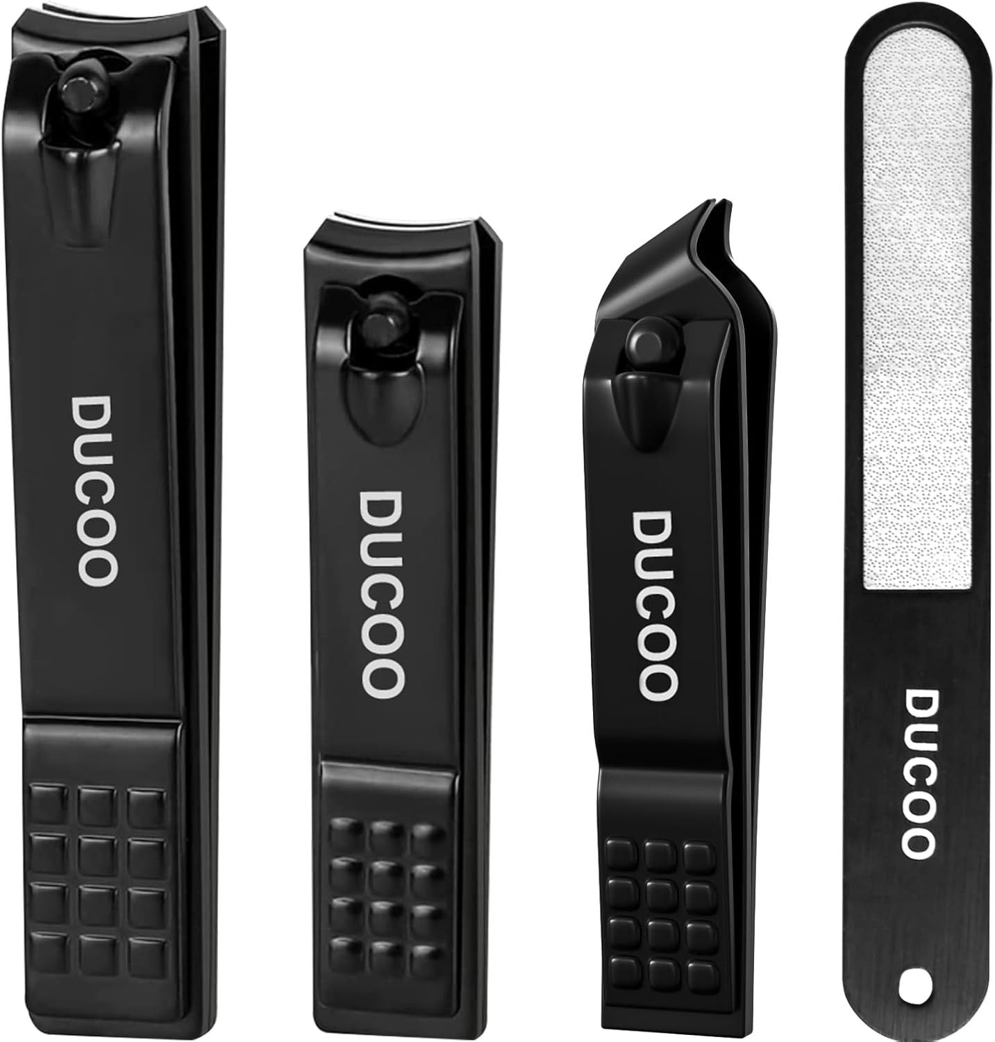 Nail Clipper Set, 4 PCS Ultra Sharp Nail Clippers for Men, Women, Adults