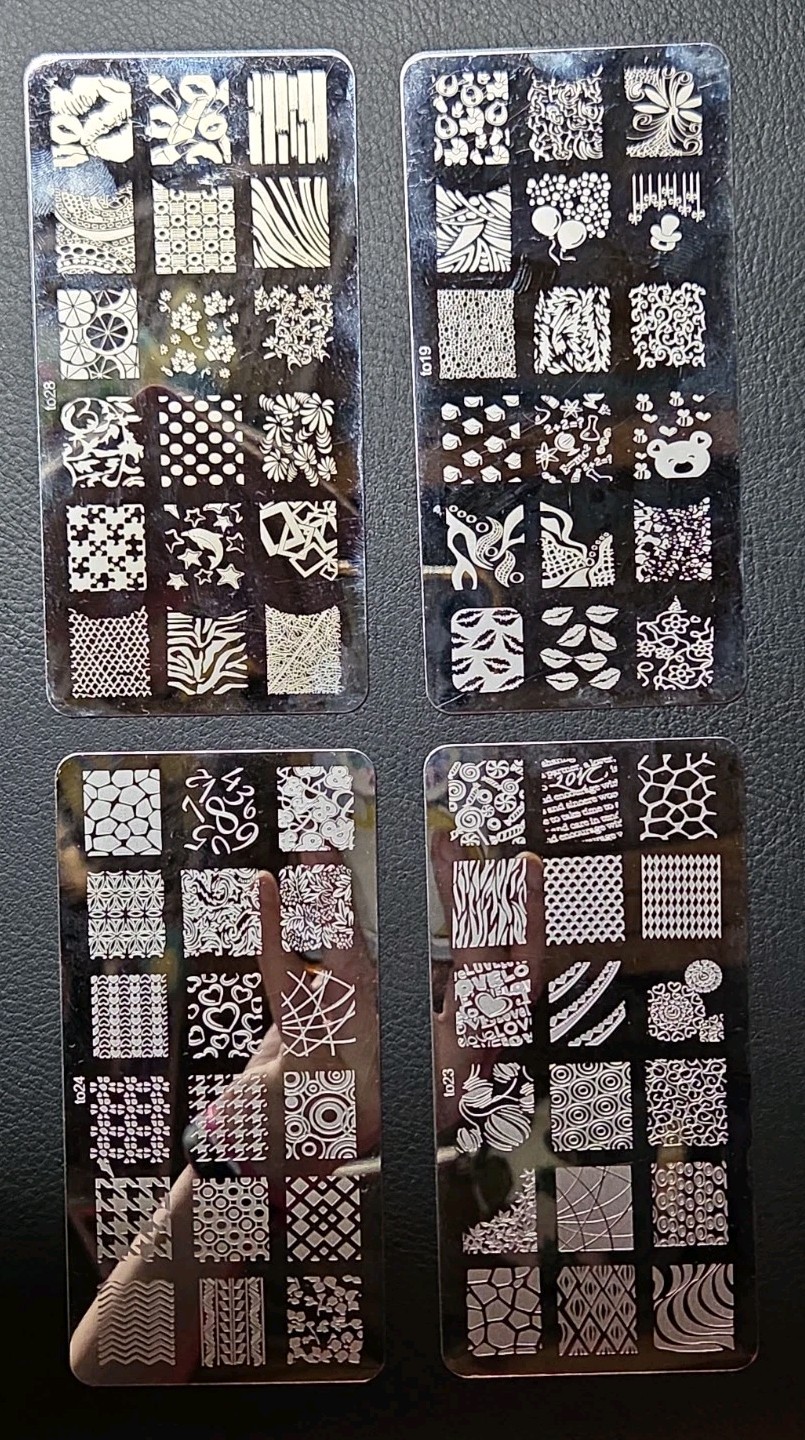 Lot Of 15 Nail Stamping Plates