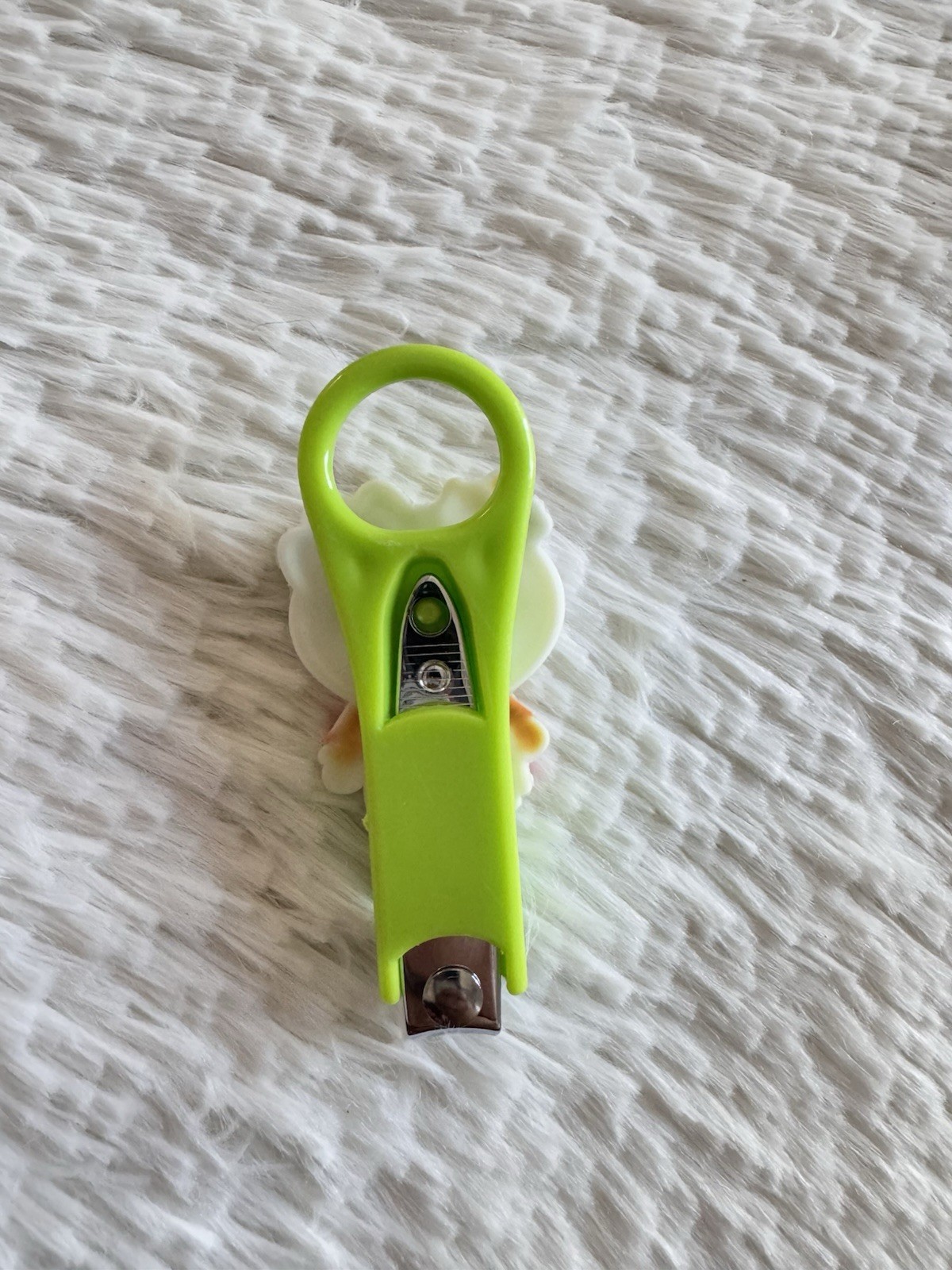 Hello Kitty Green Floral Nail Clippers Soft Silicone Grip