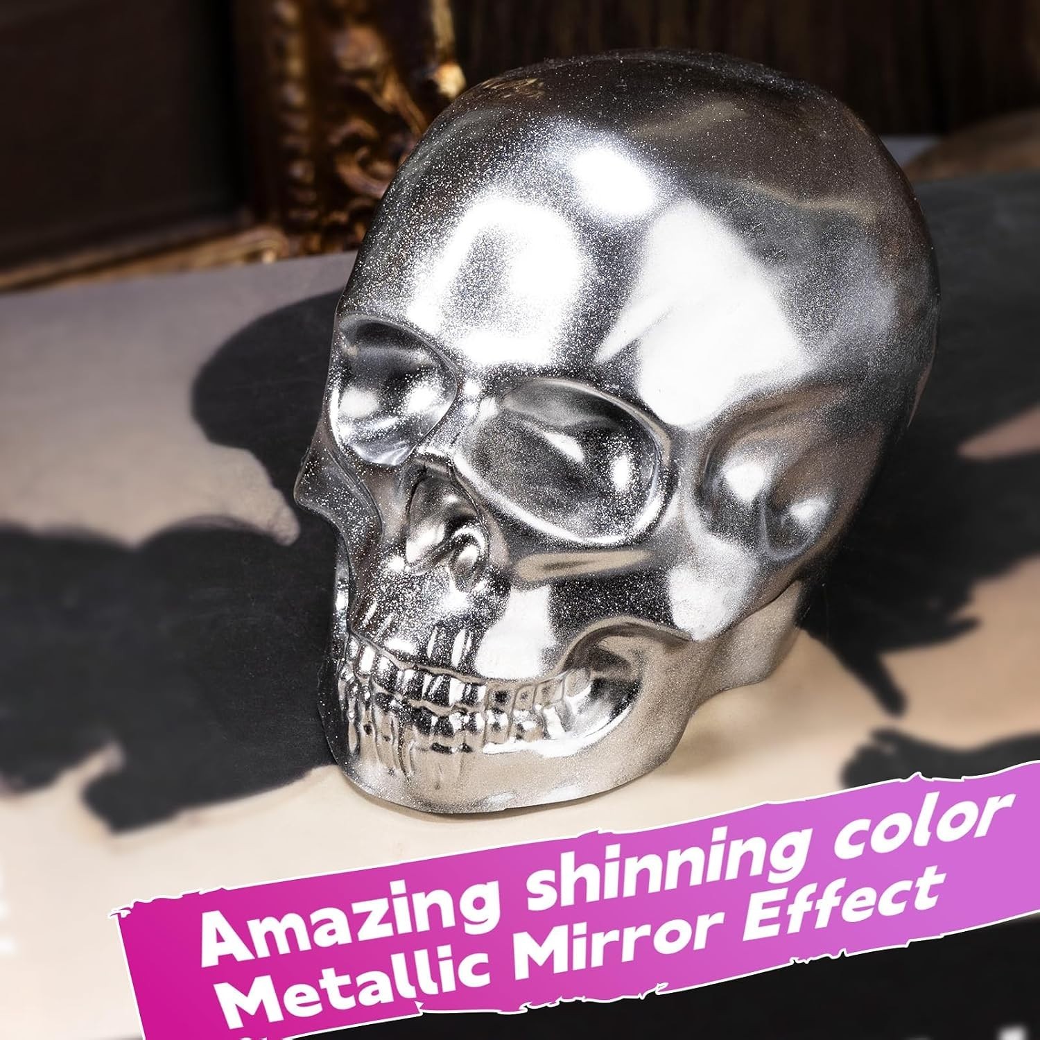 Versatile 10-Color Chrome Powder for Nail Art, Resin, and Crafting Masterpieces