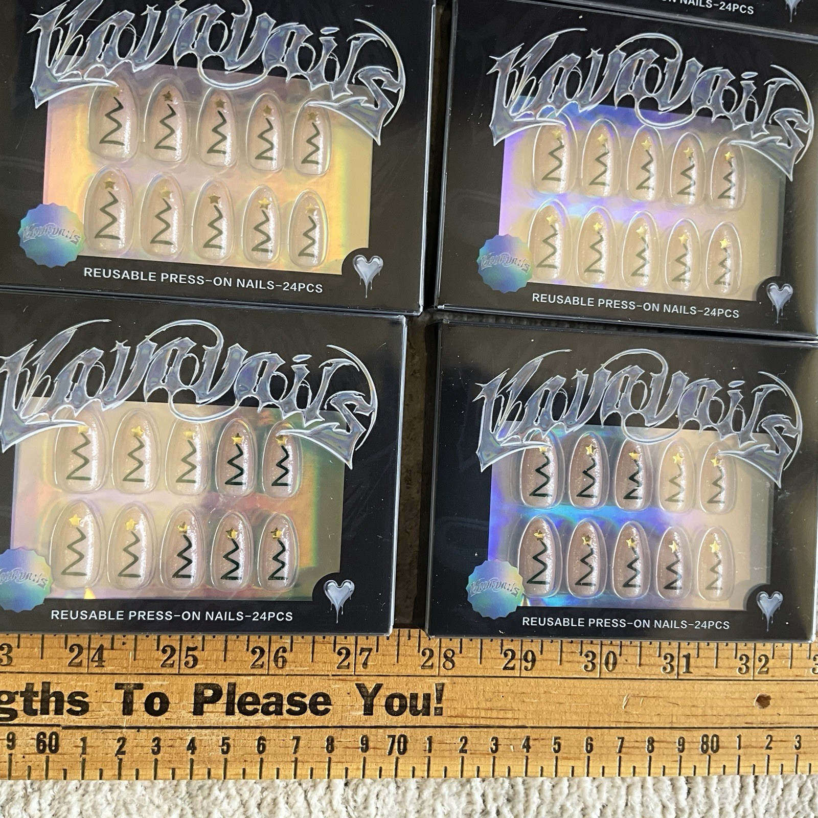 Y2K Style Fake Nails for Parties Salon-Quality Home Manicure VAVAVAILS 16 Sets