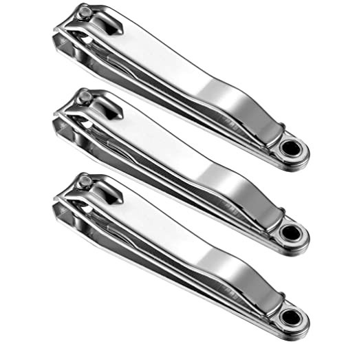 (3 Pack) Nail Clippers Set with Nail File Toenail Clippers Nail Pack of 3