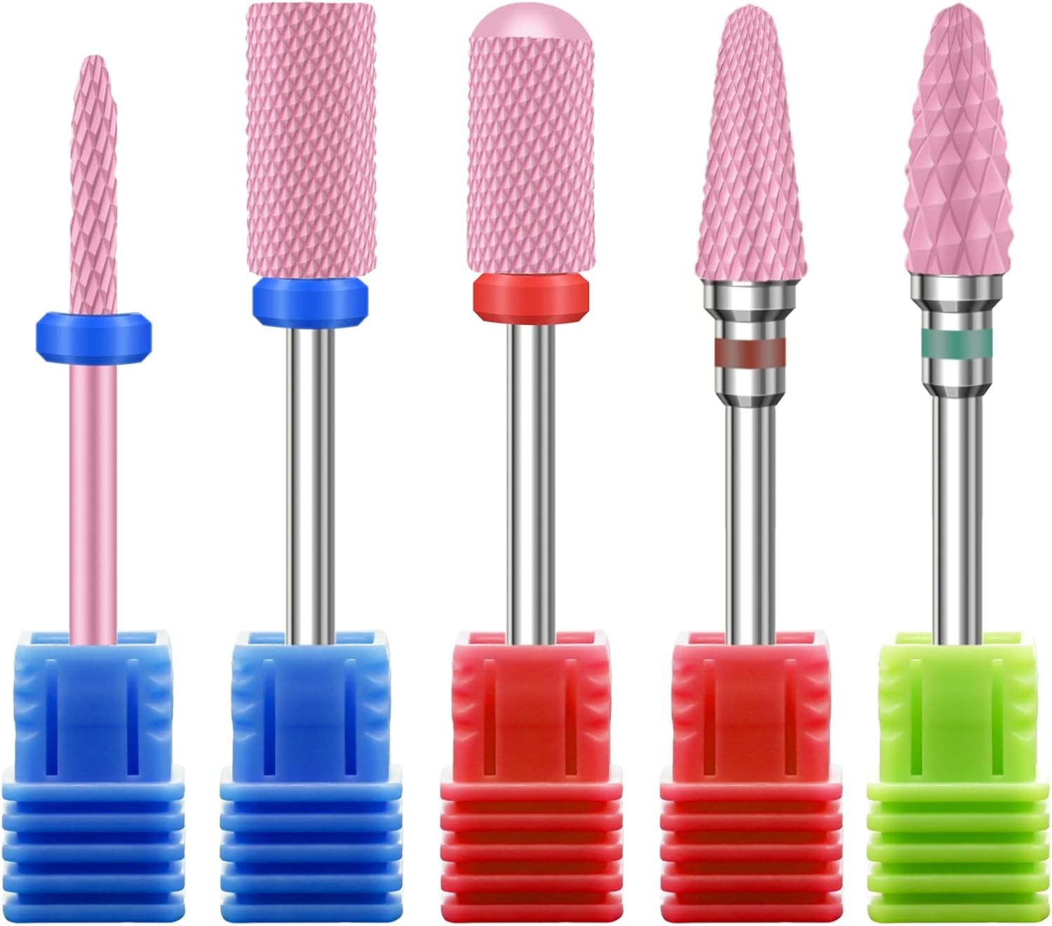 Nail Drill Bits Set, 3/32” Profal Drill Bits Nail Tech, Tungsten