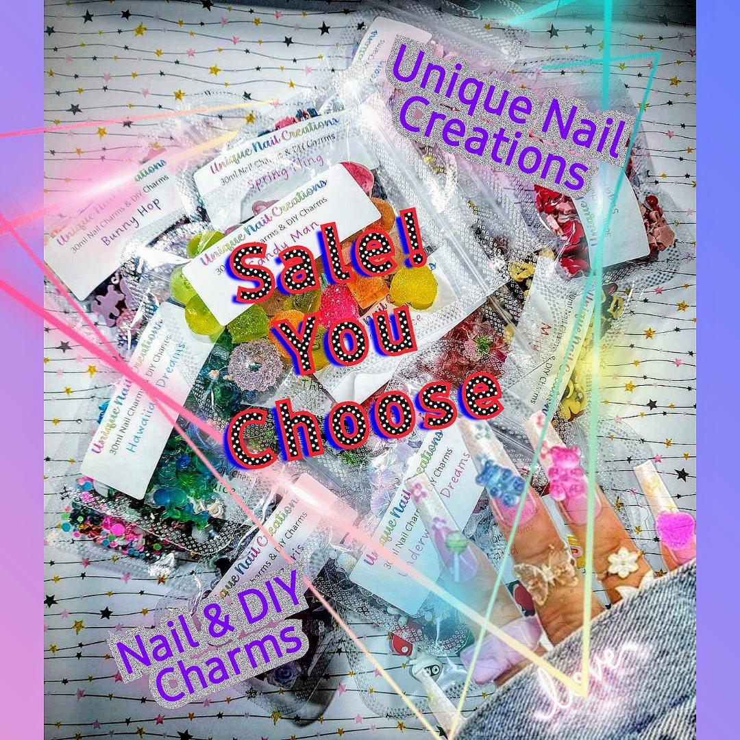 SALE** Low Quantities NAIL ART CHARMS~NAIL•CRAFT• DIY•RESIN