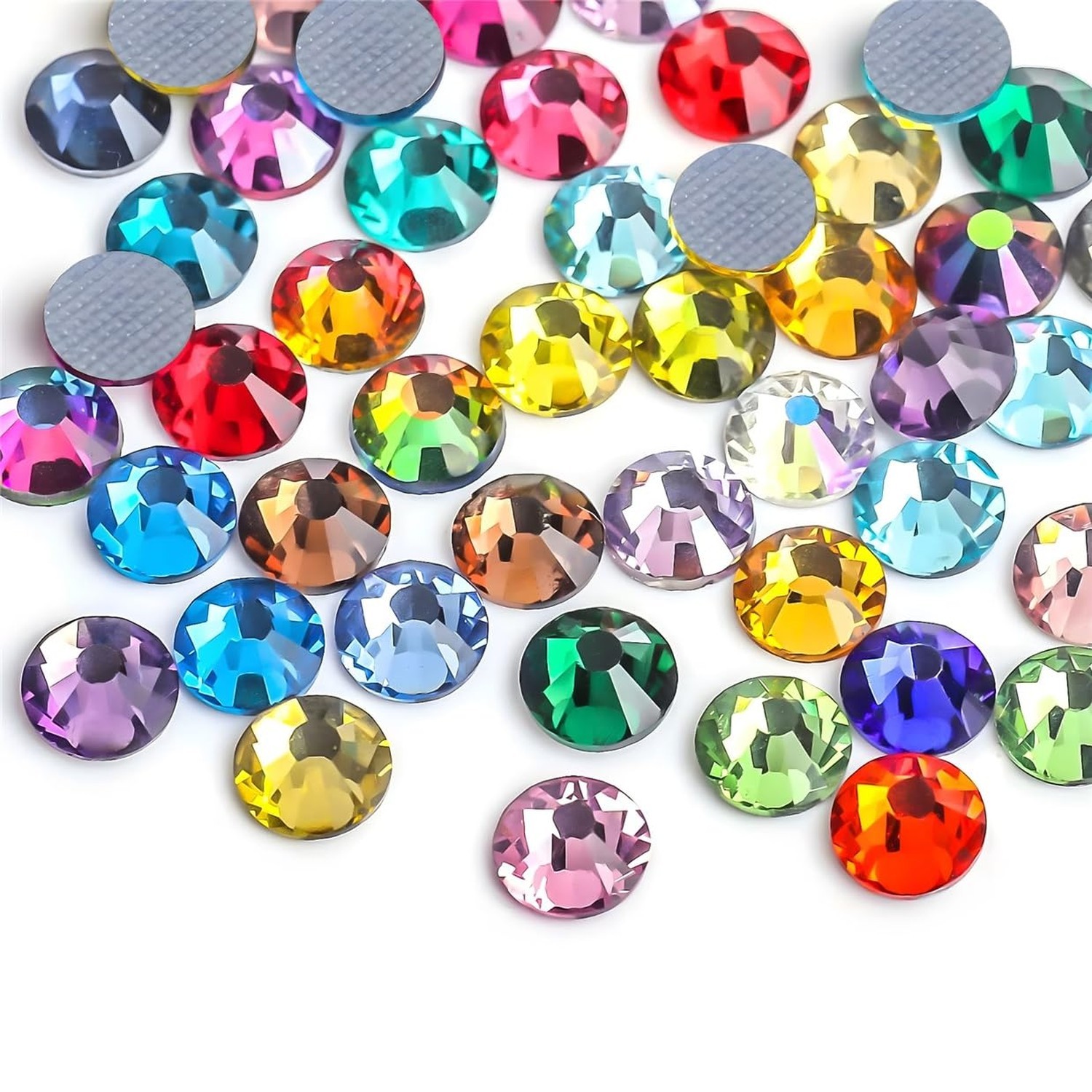 Hotfix Rhinestones Flatback Glass Rhinestone 1440PCS SS16 3.7-3.9MM Round Gem…