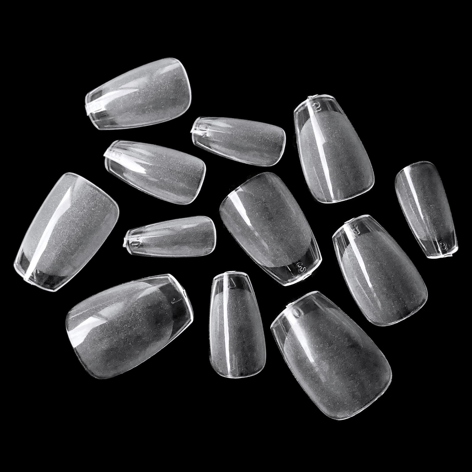 LoveOurHome 600pc Extra Short Coffin Fake Nail Soft Gel 600 Piece Assortment