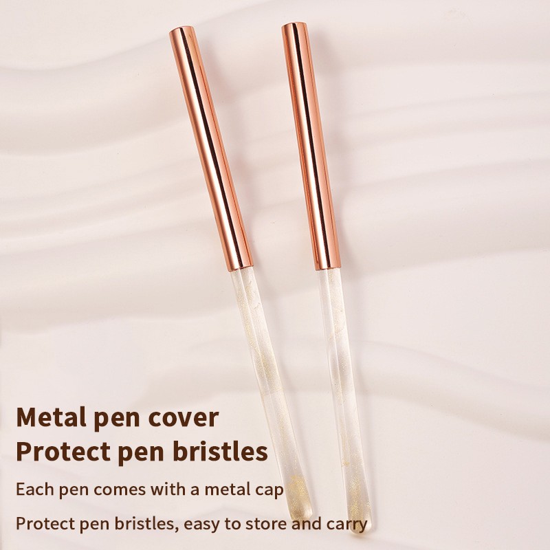 1/2PCS French Plaid Nail Art Brushes Set Line Grid Pattern Drawing Pen