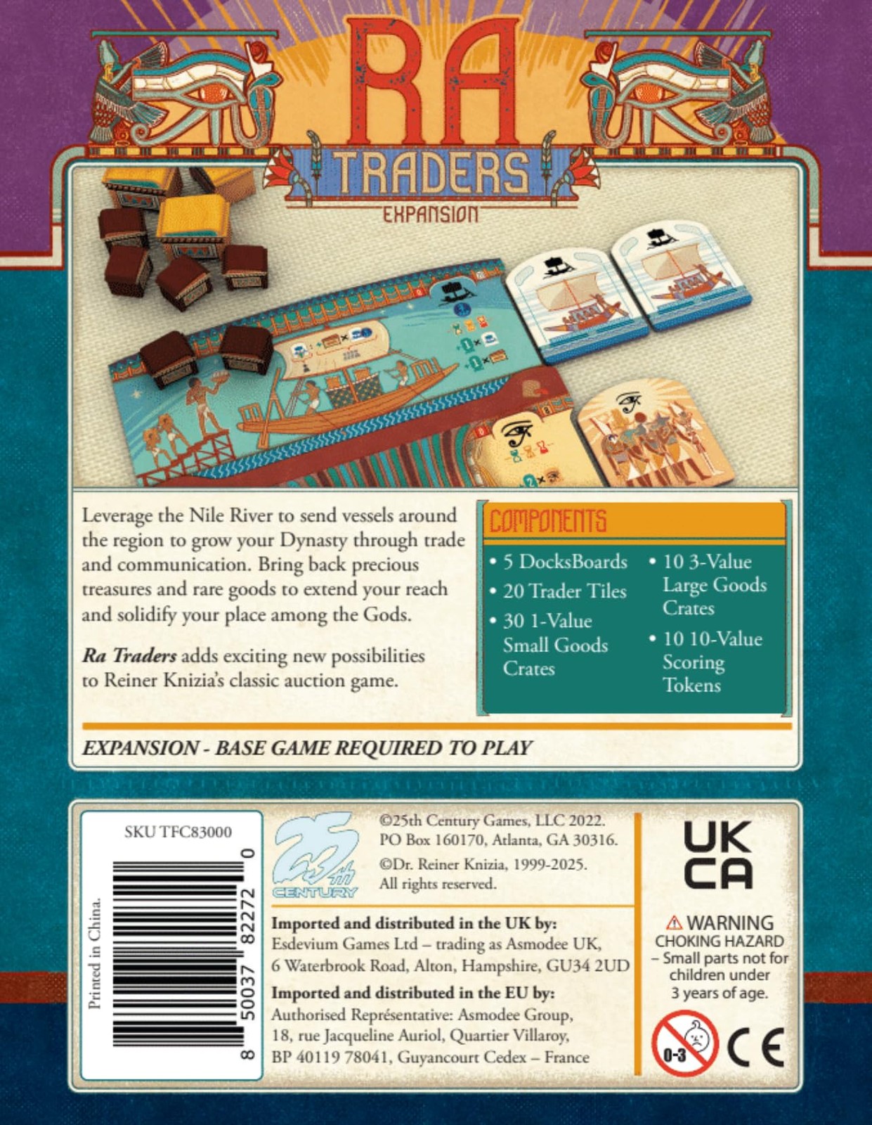 Ra: Traders Expansion – for Reiner Knizia’s 7 inches, Multicolor