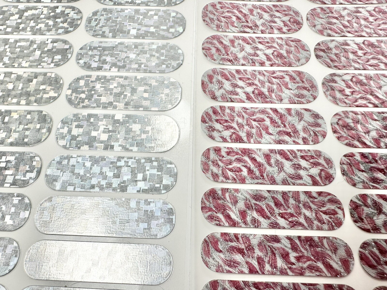 Jamberry Nail Polish Wraps Full Sheets Pattern Flower Sparkle Mixed Lot of 10