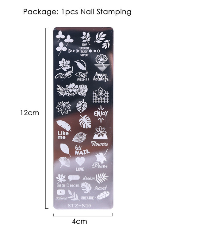 PICT YOU Halloween Xmas Stamping Plates Nail Art Stamp Templates Stainless Steel