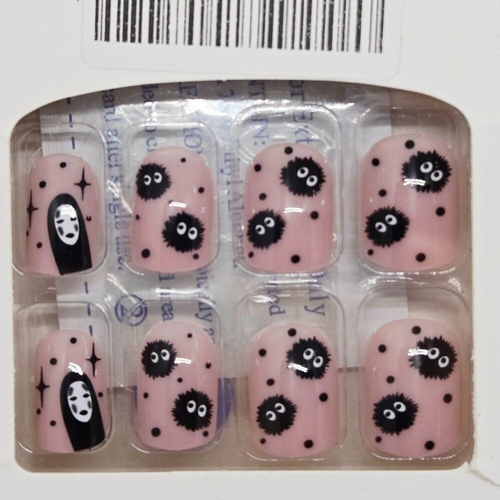 NIB SET OF 3 HALLOWEEN DECOR/PARTY PRESS ON NAILS, GHOSTS, PUMPKINS, 72 TOTAL