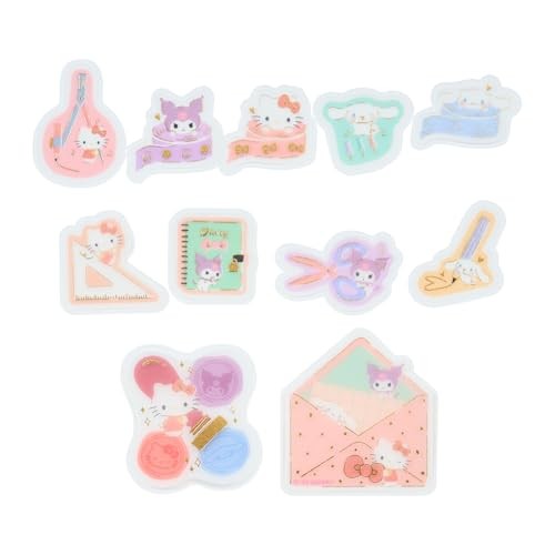 Sanrio Stationery Time Sanrio Characters Tracing Paper Stickers Pink 339113