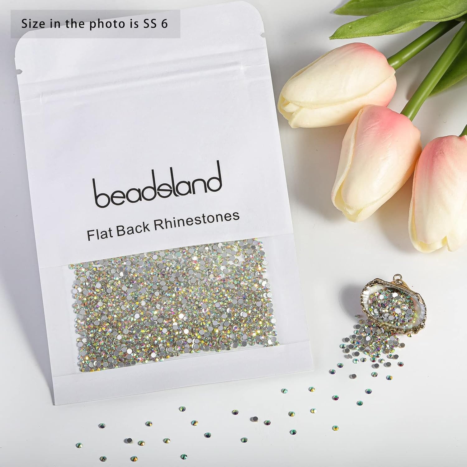 Versatile 1440pcs Crystal AB Flatback Rhinestones SS6 – Shine Bright in Crafts