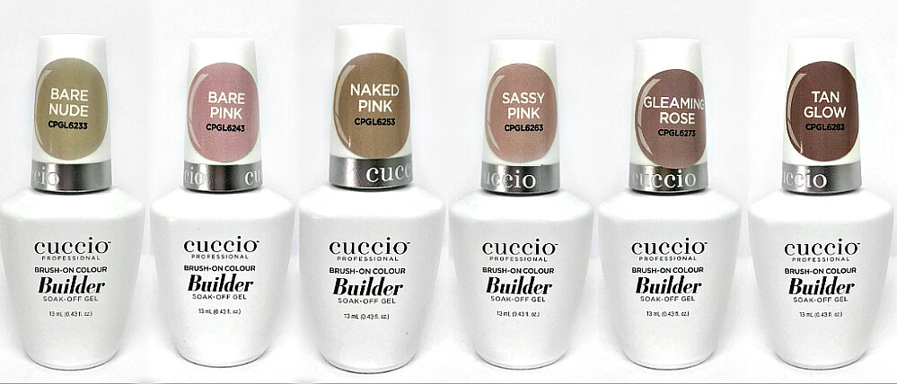 Cuccio Pro Brush-On Builder Soak-Off Gel – Pick Your Color 0.43oz