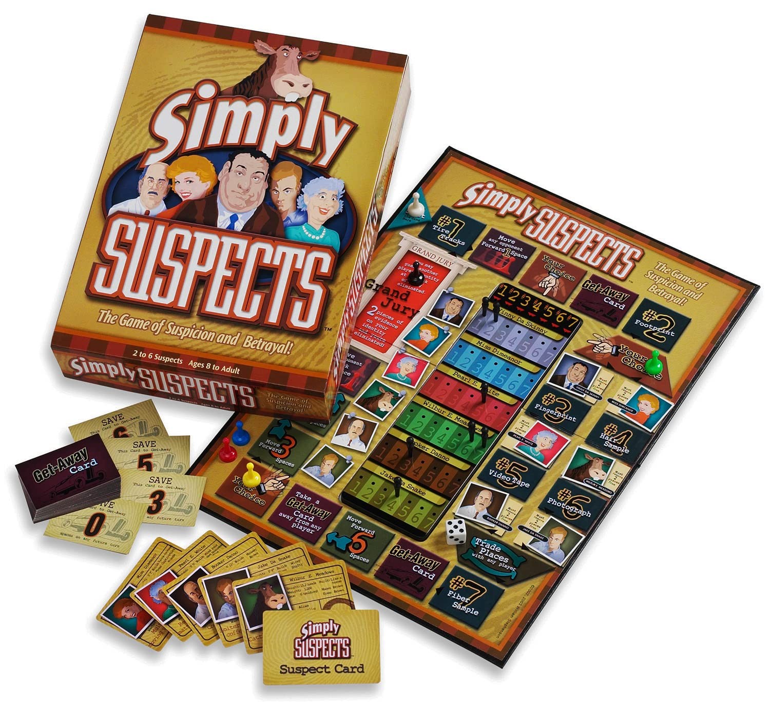 Simply Suspects – The Game of Suspicion & Betrayal – Medium, Multicolor