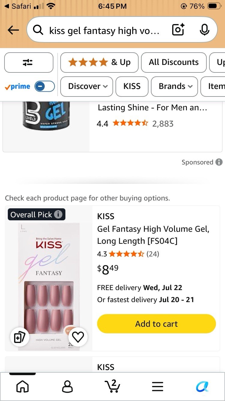 Dashing Diva Glaze Press-On Nails Gray Glossy Full Cover Set for Finger and more