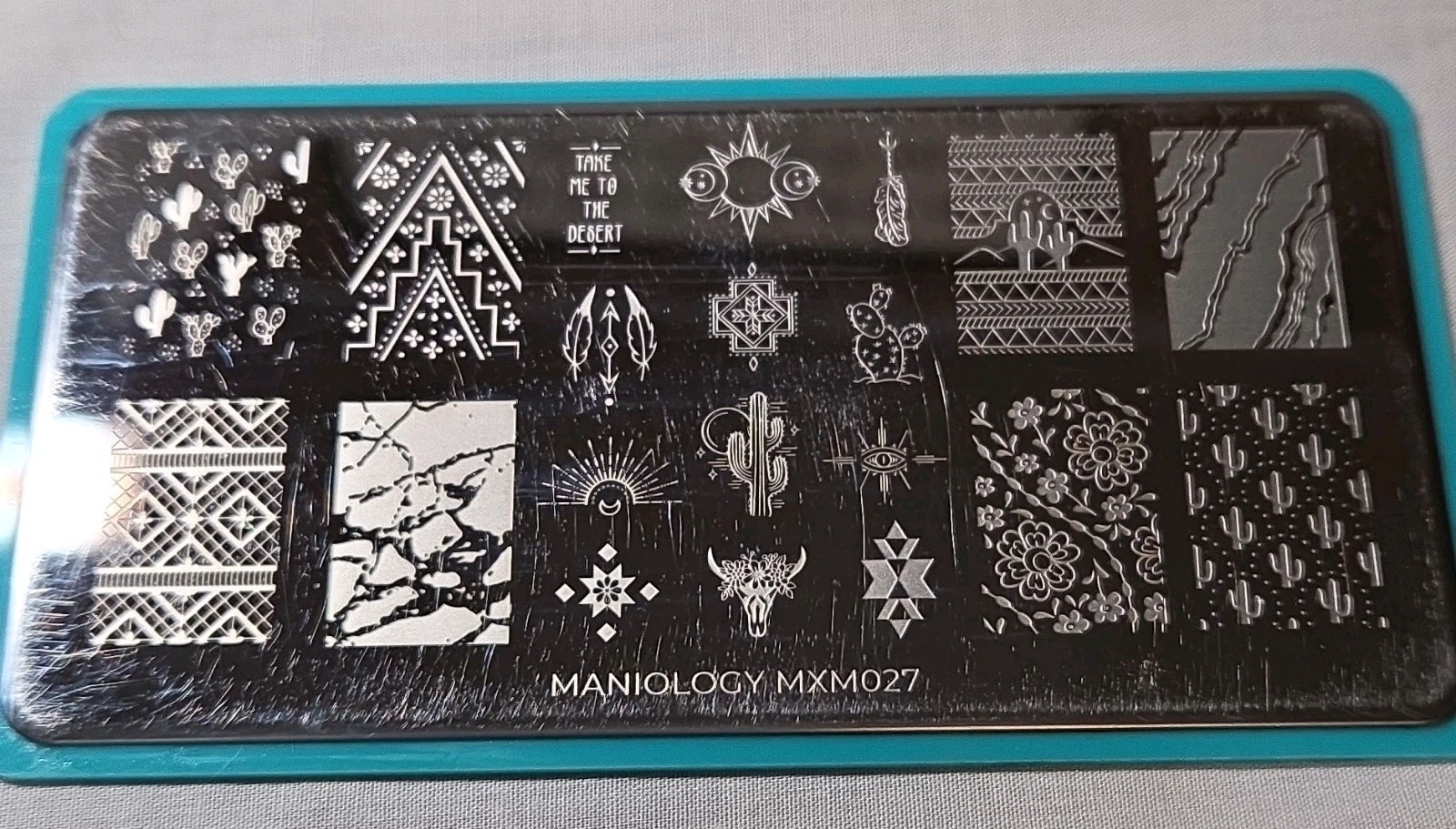 HTF Maniology MXM March 2020 Nail Stamping Plates – MXM027 & MXM028 complete set