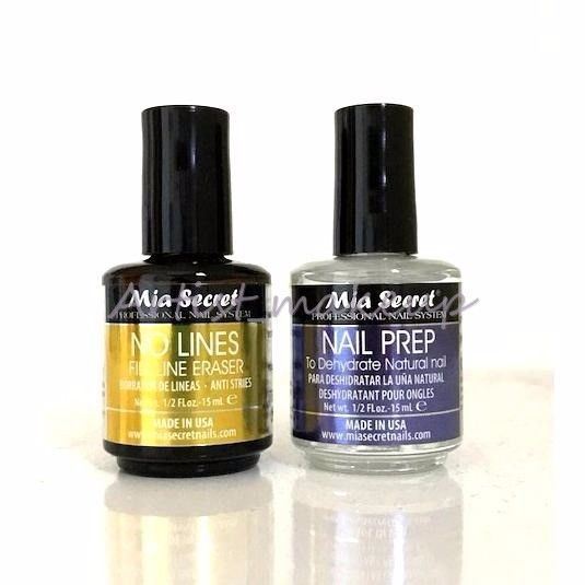 Mia Secret Natural Nail Prep & No Lines Fill Line Eraser Made in USA – Choose