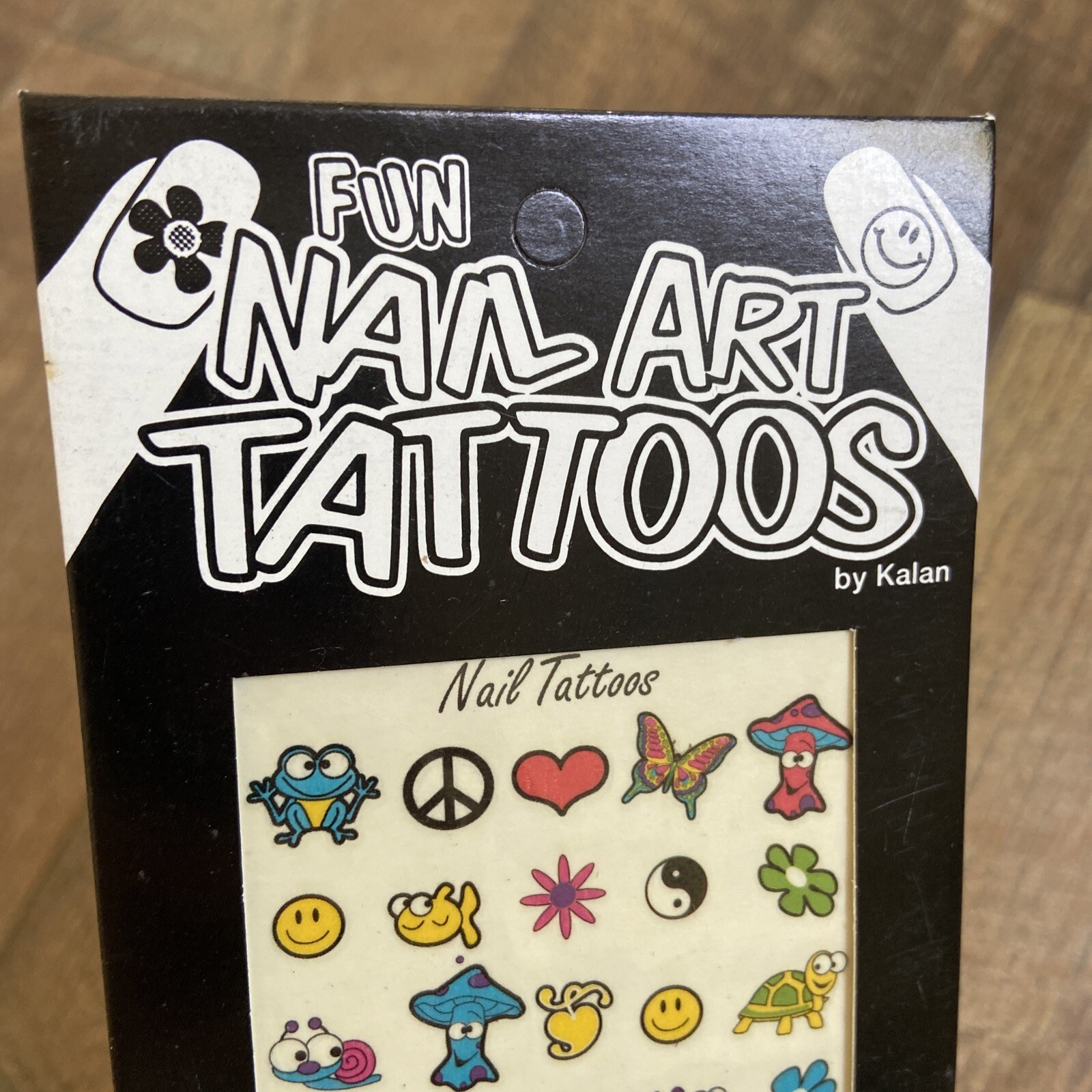 Vintage Nail Art Tattoos | Made In USA Boho Psychedelic 90’s Set Of 2 Packs