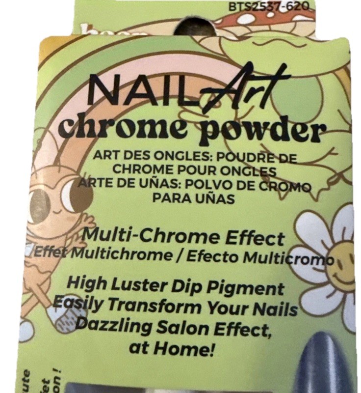 Ioni Nail Art Chrome Powder Silver