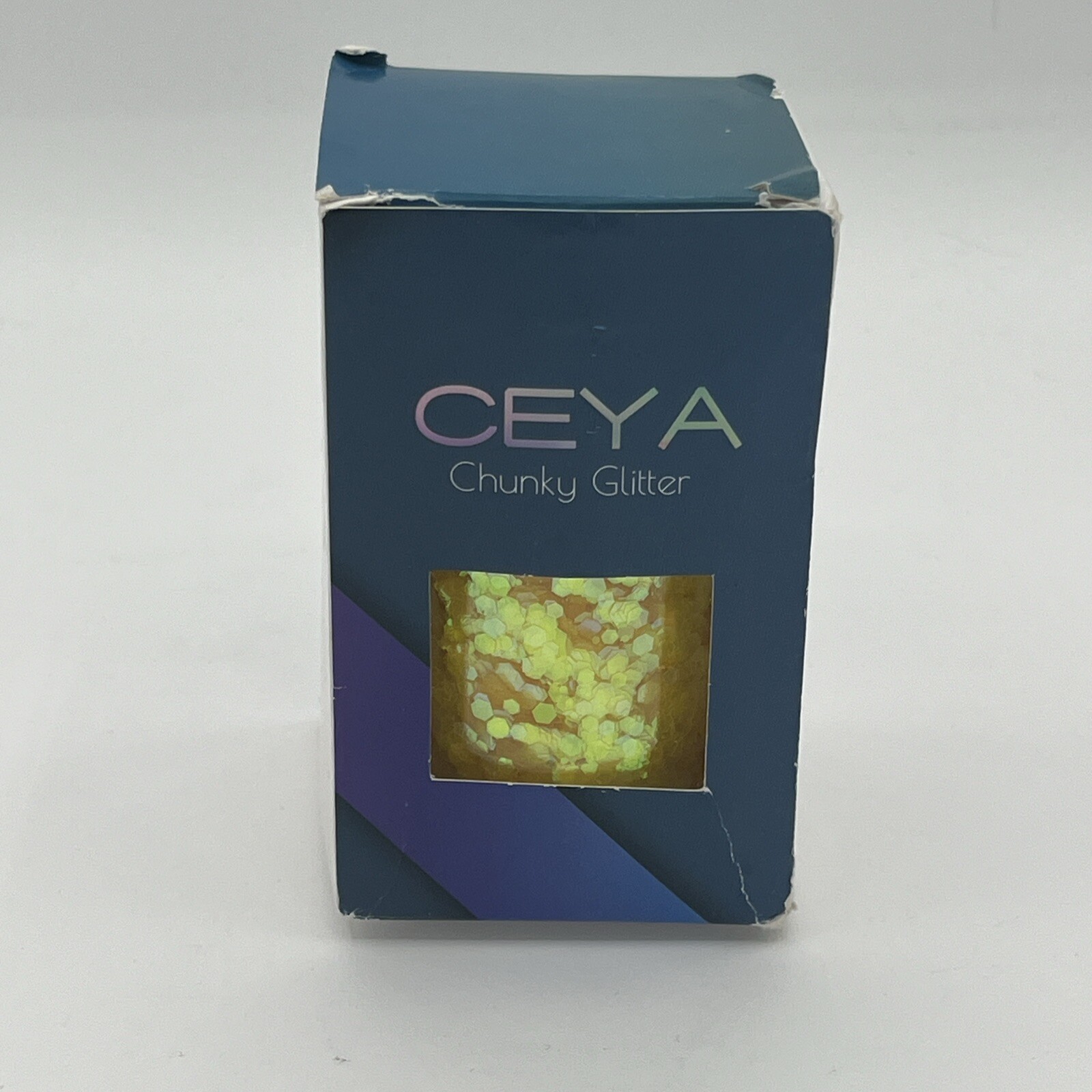 Ceya Holographic Chunky Glitter 4.2oz/ 120g Orange Craft Glitter Powder Mixed…