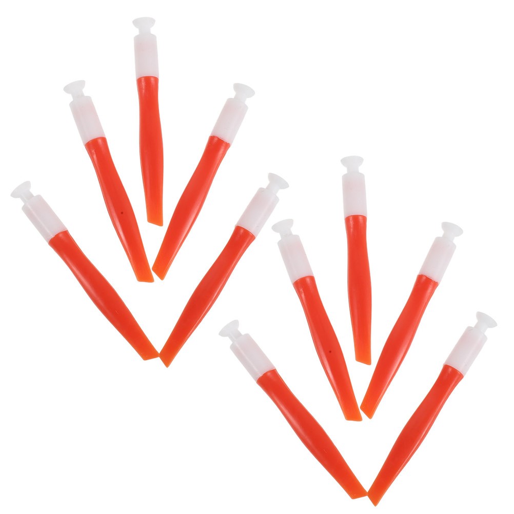10Pcs Dual Use Silicone Nail Art Tools Nail Tip Suction Sticks for DIY Manicure