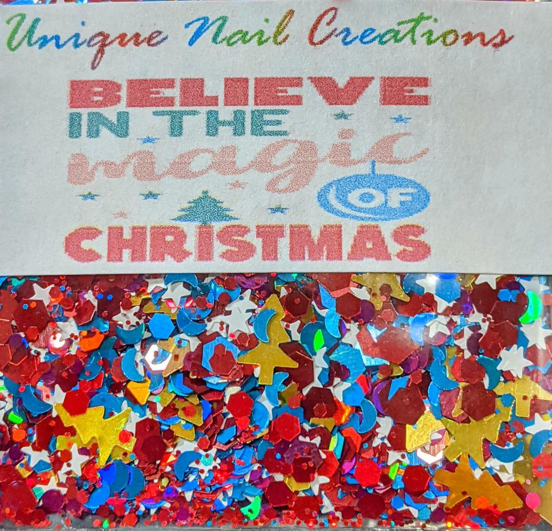 Limited Edition Glitter Mix~CHRISTMAS MAGIC~Nail Art/Body Glitter/festival/Slime