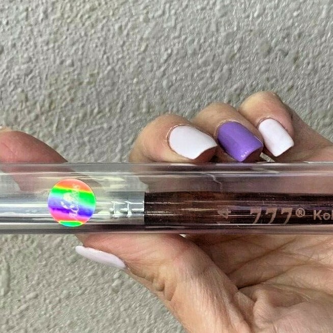777 Kolinsky Manicure Pedicure Acrylic Nail Brush (CRIMPED) – Choose your size