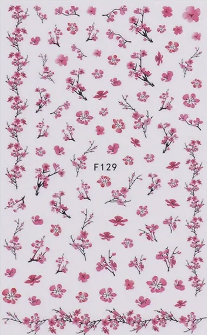 Cherry Blossom Nail Art Decor/Stickers