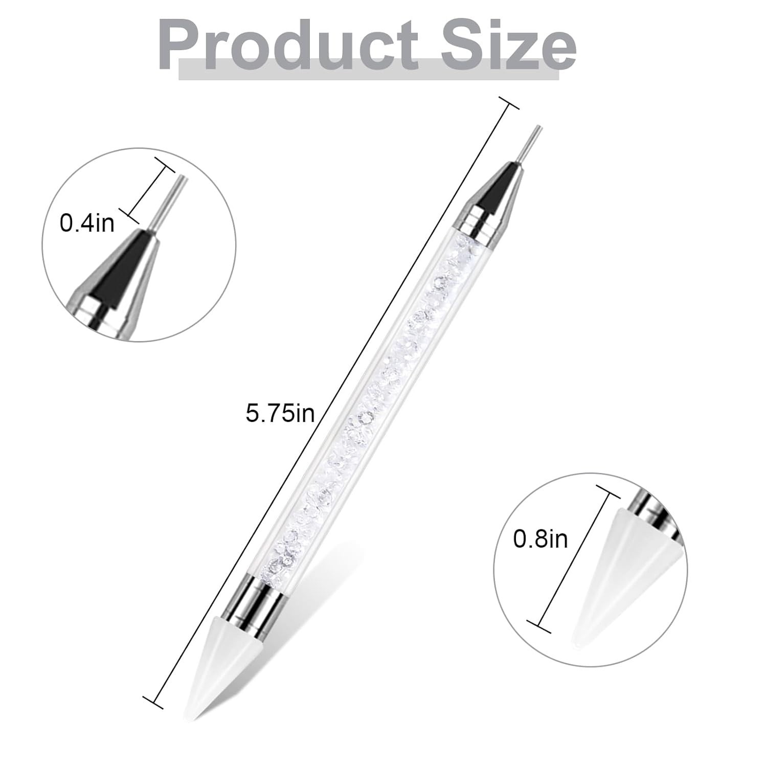 Pro Nail Kit for Beginners, All-in-One Nail Art Tools with Brushes DIY Mani Set