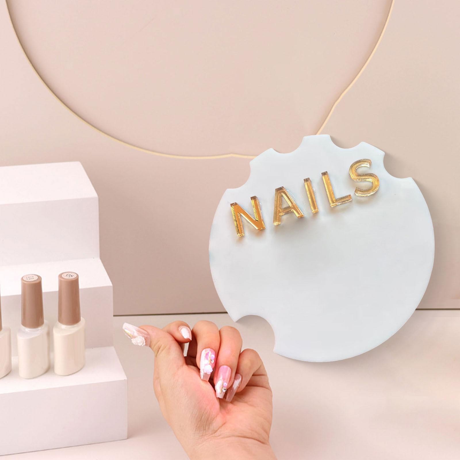 Manicure Photo Prop Simple Multifunctional Pocket Smooth Surface Tech Props