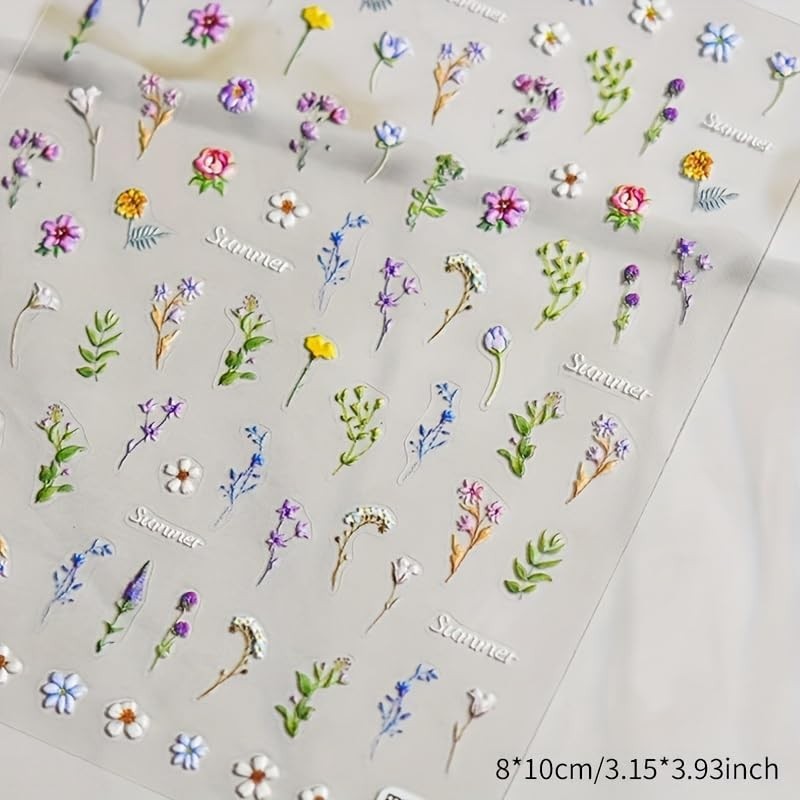 Stylish Spring Nails Stickers – Women’s Charm