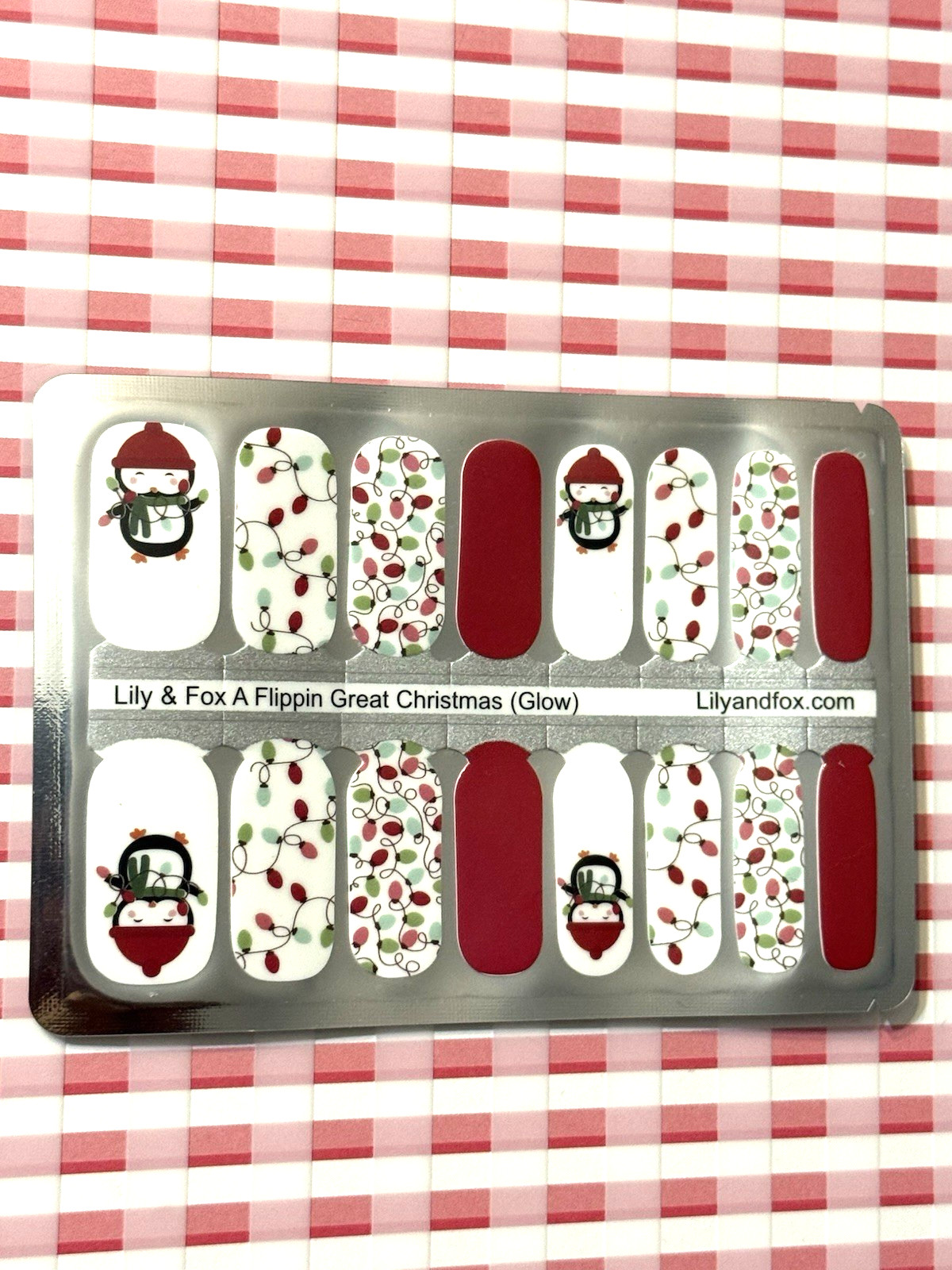 Lily and Fox Nail Polish Strips Wraps LOT OF FIVE (5) Self Adhesive Manicure NEW