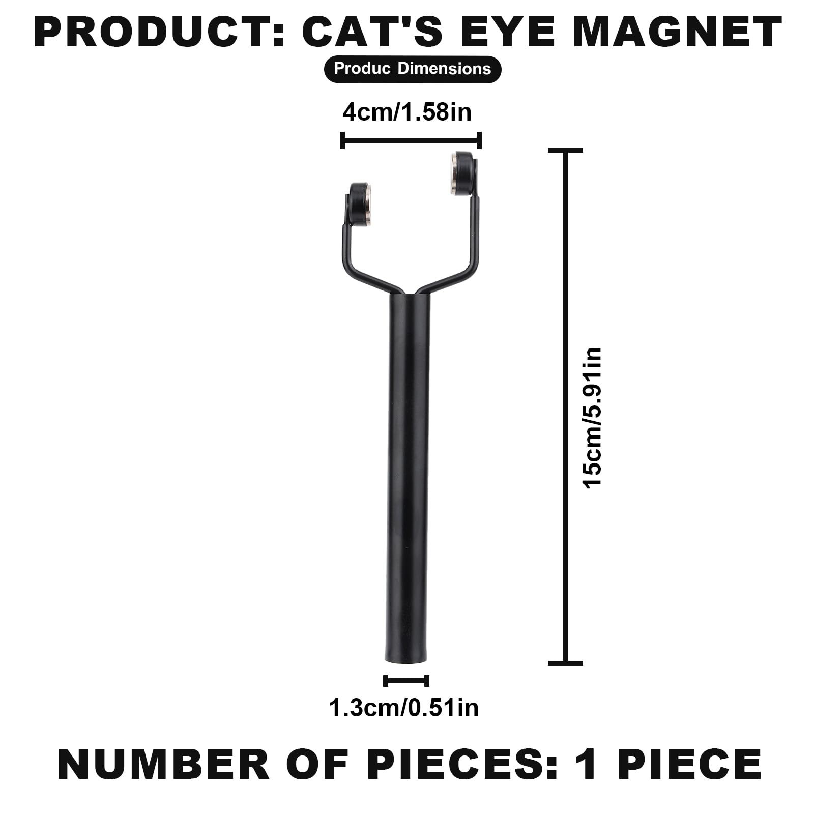 3 In 1 Cat Eye Magnet Y-Shaped Double Head Nail Magnetic Wand Nail Art Tool