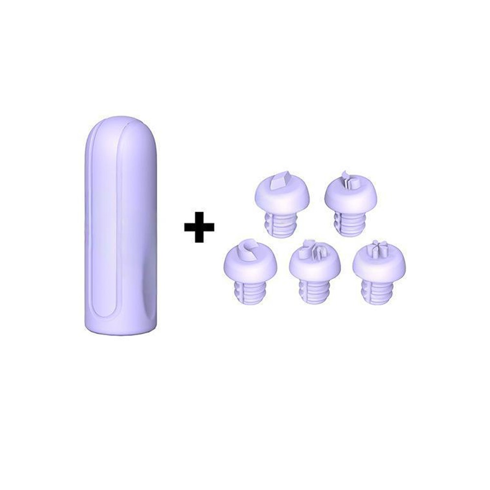 Reusable Silicone Nail Pen, 5-Design Set Suitable for At-Home Nail Art Projects